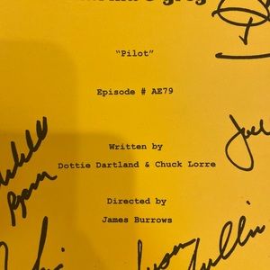 Drama and Greg signed script